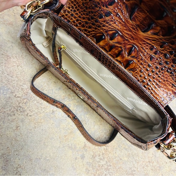 NWT Brahmin Cynthia classic Pecan purse - Picture 8 of 8